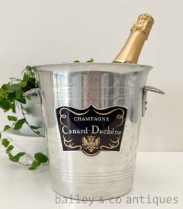 A Vintage French Aluminium Canard Duchene Ice Champagne Bucket - E508