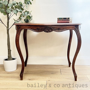 An Elegant Antique French Louis XV Style Side Console Table - C213