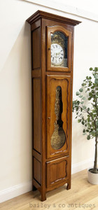 A Rare Antique French Comtoise Clock in Case - E170