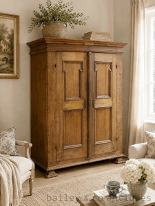 A Rare Antique French Genuine Provincial Oak Armoire – Late 18th - Early 19th Century - G019