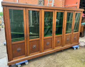 Antique French Bookcase Vitrine  - G022