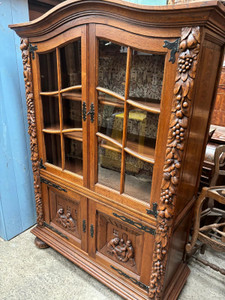 Antique French Bookcase Vitrine  - G011