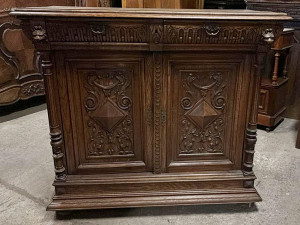 Antique French Buffet Sideboard - G046