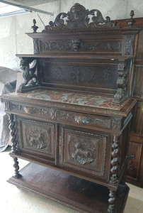 Antique French Buffet Sideboard - G040