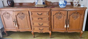 Antique French Buffet Sideboard - G028