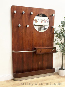 Vintage French Art Deco Hall Stand with Mirror – Circa 1930 – FR015