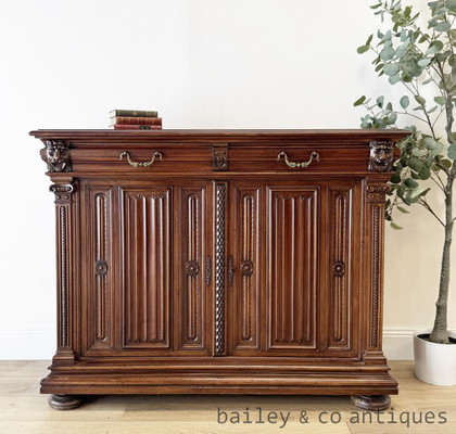Antique French Renaissance Revival Sideboard – Late 19th Century - G007
