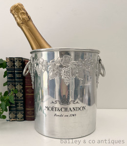 A Vintage French Moet & Chandon Aluminium Champagne Bucket - E534