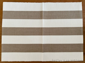Set of 4 Craft Studio Placemats O’Hara Beige Stripe - CSohpm