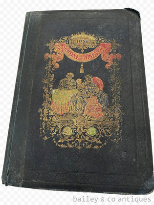Rare 1858 Deluxe French Publisher's Binding of 'La Semaine des Enfants' published by L. Hachette. Features spectacular gilt polychrome plaques, elite state typography by Ch. Lahure, and wood engravings by Georges Fath and Bertall. An authentic, heavily distressed mid-19th-century library statement piece.