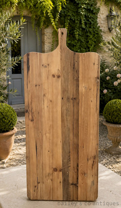 French Style Huge Recycled Wooden Charcuterie Serving Board – Rustic Seconds Warehouse Clearance - REDUCED from $175 - NOW ONLY $55 - C18