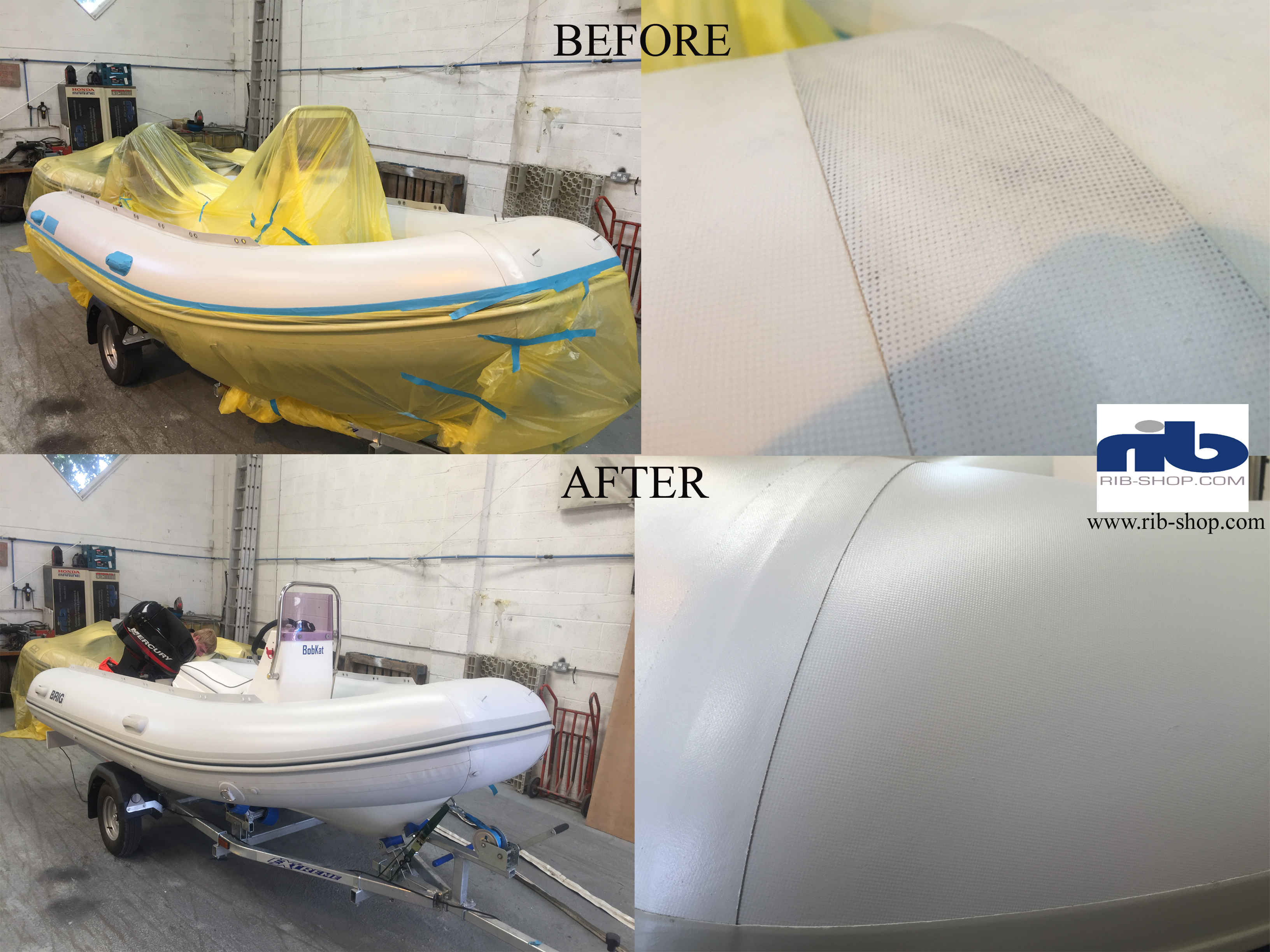 Rib tube painting Rib Shop Ltd