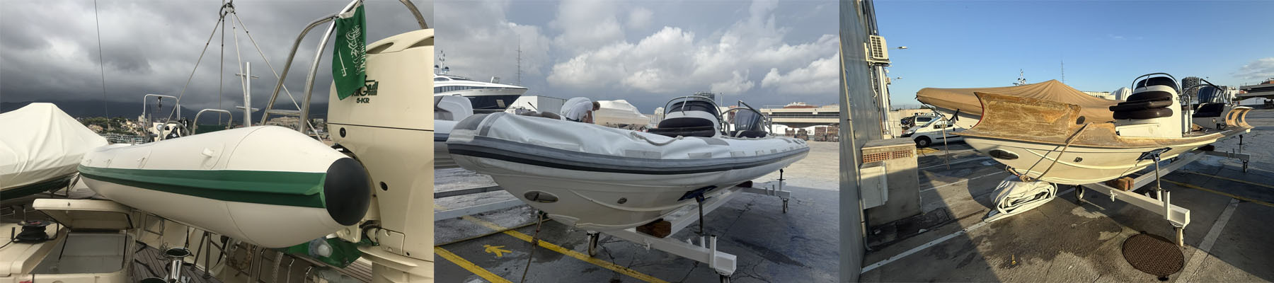 Superyacht tender repair