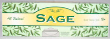 Tulasi Sage Incense sticks 4 X 8 STICK PACKS + 1 FREE INCENSE HOLDER