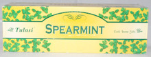 Tulasi Spearmint Incense sticks 4 X 8 STICK PACKS + 1 FREE INCENSE HOLDER