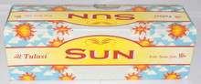 Tulasi Sun Incense sticks 4 X 8 STICK PACKS + 1 FREE INCENSE HOLDER