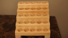 Mini 1/3 or 1/8 plain roll-on Body oil Rack - 25 holes