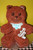Chocolate buttercream and fondant hand sculpted teddy bear.
Servings 25