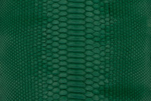 Python Skin Short-Tailed Matte Amazon Green