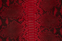 Python Skin Reticulated Matte Red