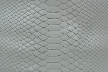 Python Skin Short-Tailed Matte Light Grey