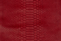 Python Skin Short-Tailed Matte Racing Red