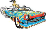 Joy Ride Sticker by Almera
3 1/2" x 5 1/2" large with peel off backing