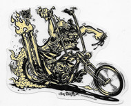 Murdercycle Sticker by Von Franco