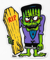 Kruse Monster Surfing Time Sticker