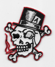 Top Hat Skull Patch