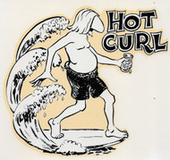 Vintage Hot Curl Surfer Water Slide Roth-style Decal
