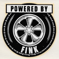 Vintage Powered by FINK Water Slide Decal