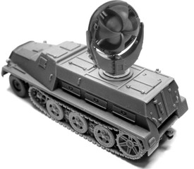 SWS Halftrack with RRH Ring Acoustic Locater 1/87 Arsenal-M Resin Kit