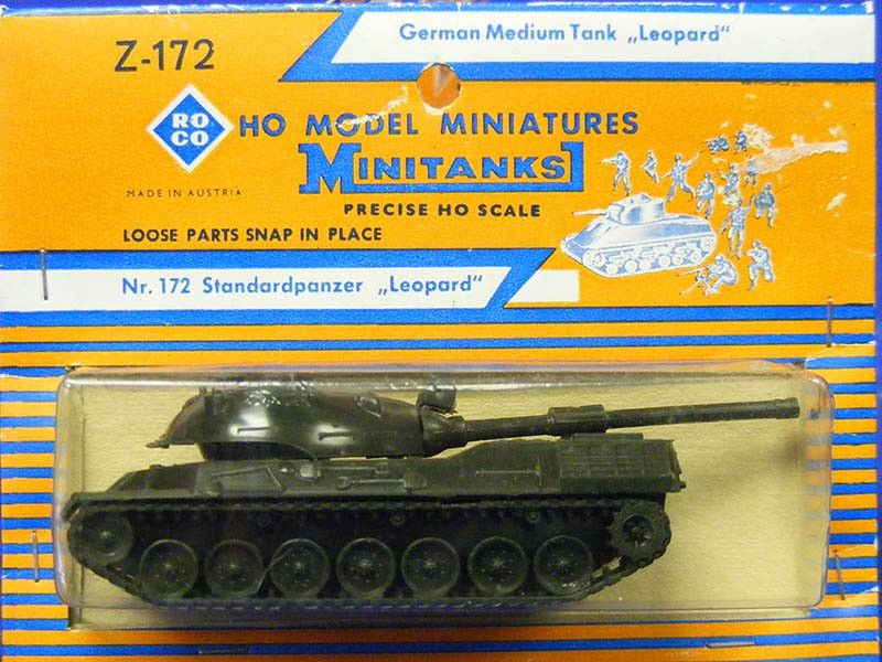 1/87 Modern West German Leopard 2 Medium Tank Lot #2995K Roco Minitanks / NEW 