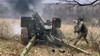 Ukrainian Army using M101 Howitzer October 2023