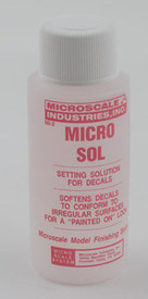 Micro Sol Decal Setting Solution, 1 oz. Bottle. Microscale MI-2