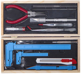 Excel Deluxe  Airplane Tool Set,  44287 In Wooden Box Complete