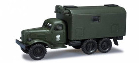 ZIL157 Polish Army Truck Herpa Minitanks 744065 Plastic 1/87 Assembled Model