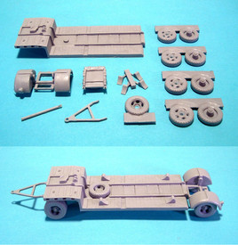German Sd.Anh 115, 10t Tank Transport Trailer WSW 872228 Resin 1/87 Scale Kit