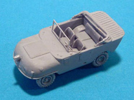 WWII German Trippel SG 6 Amphibious Car, WSW 872221 Resin Kit 1/87 Scale