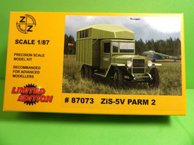 Russian WWII ZiS-5v PARM 2 Truck Z+Z Modell 87073 New 1/87 Scale Kit Unassembled