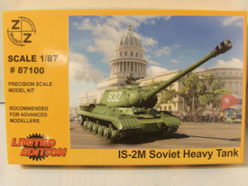 Russian IS-2M/JS-2M Heavy Tank Stalin Z+Z Modell 87100 New 1/87 Scale Kit