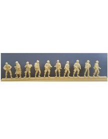 U.S. Paratroopers WWII, AlsaCast 8775.129 New 1/87 Scale Resin Kit Unfinished