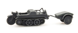 German WWII Kettenkrad Tracked Motorcycle Artitec 387.248 New 1/87 Resin Finishe