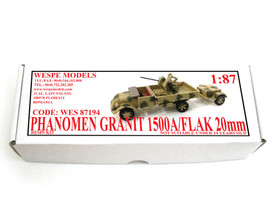 1:72 GUN ST CHAMOND Wespe Models resin cannon ready built 72045 