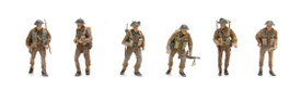 British WWII Infantry Figures Artitec 387.133 New 1/87 Resin Finished Painted