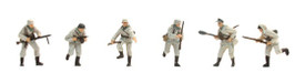 German WWII Infantry Set 2 Figures Artitec 387.82 Resin 1/87 Painted Finished