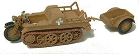 Kettenkrad NSU HK-101, Tracked Motorcycle Trident 090124 New 1/87 Scale Plastic 