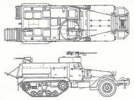 M2/M2A1 US WWII Half-Track Arsenal-M 114101141 Resin 1/87 Unassembled Kit