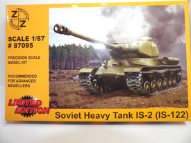 Russian IS-2 Heavy Tank Stalin Z+Z Modell 87095 New 1/87 Scale Kit